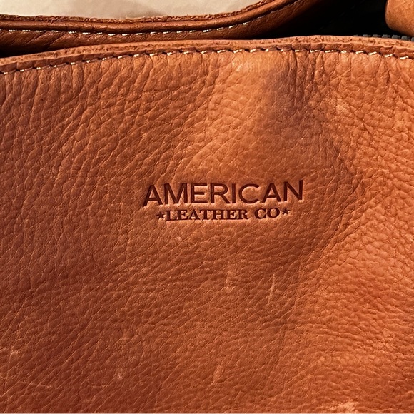 American Leather Co. Lenox Triple Entry Satchel Handbag - Picture 2 of 8